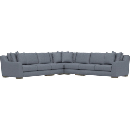 Gabi 5-Piece Fabric Sectional by Bernhardt in wdf, 789 portobello. Made from unique in a unique style.
