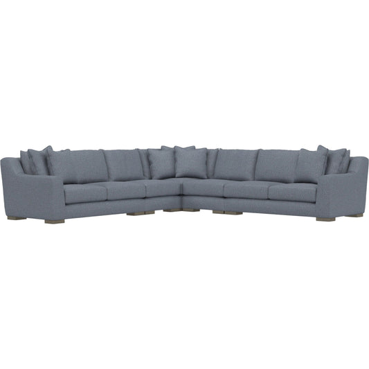 Gabi 5-Piece Fabric Sectional by Bernhardt in wdf, 789 portobello. Made from unique in a unique style.