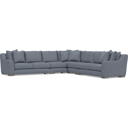 Gabi 5-Piece Fabric Sectional by Bernhardt in wdf, 789 portobello. Made from unique in a unique style.