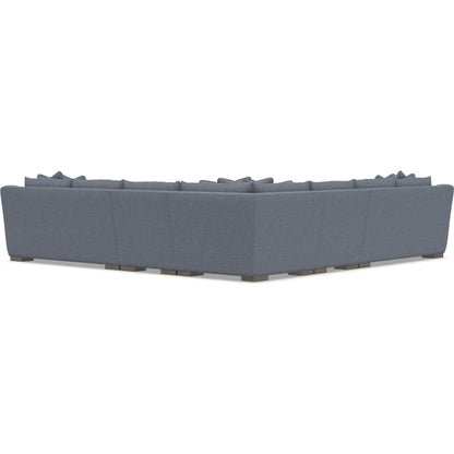 Gabi 5-Piece Fabric Sectional by Bernhardt in wdf, 789 portobello. Made from unique in a unique style.