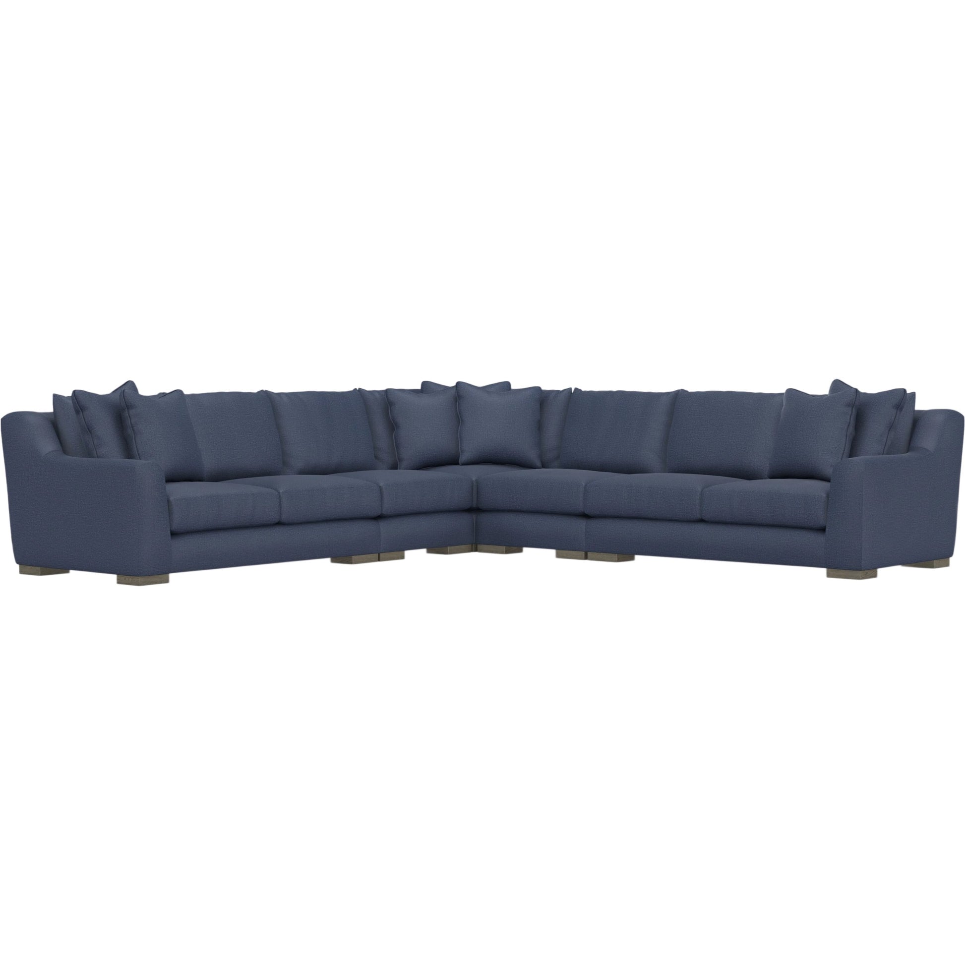 Gabi 5-Piece Fabric Sectional by Bernhardt in wdf, 789 portobello. Made from unique in a unique style.