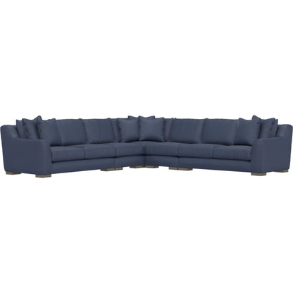 Gabi 5-Piece Fabric Sectional by Bernhardt in wdf, 789 portobello. Made from unique in a unique style.