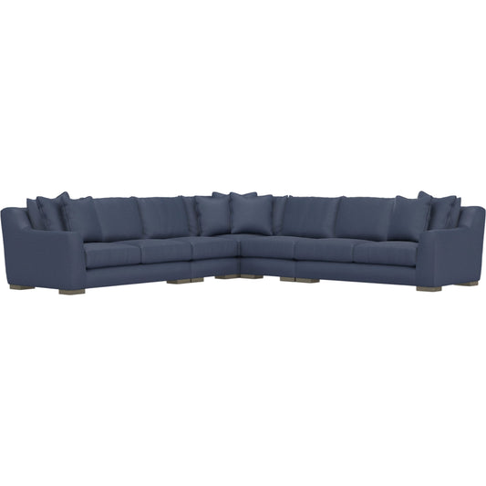 Gabi 5-Piece Fabric Sectional by Bernhardt in wdf, 789 portobello. Made from unique in a unique style.