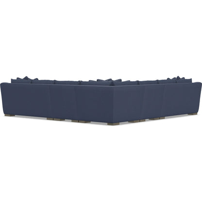 Gabi 5-Piece Fabric Sectional by Bernhardt in wdf, 789 portobello. Made from unique in a unique style.