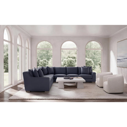 Gabi 5-Piece Fabric Sectional by Bernhardt in wdf, 789 portobello. Made from unique in a unique style.