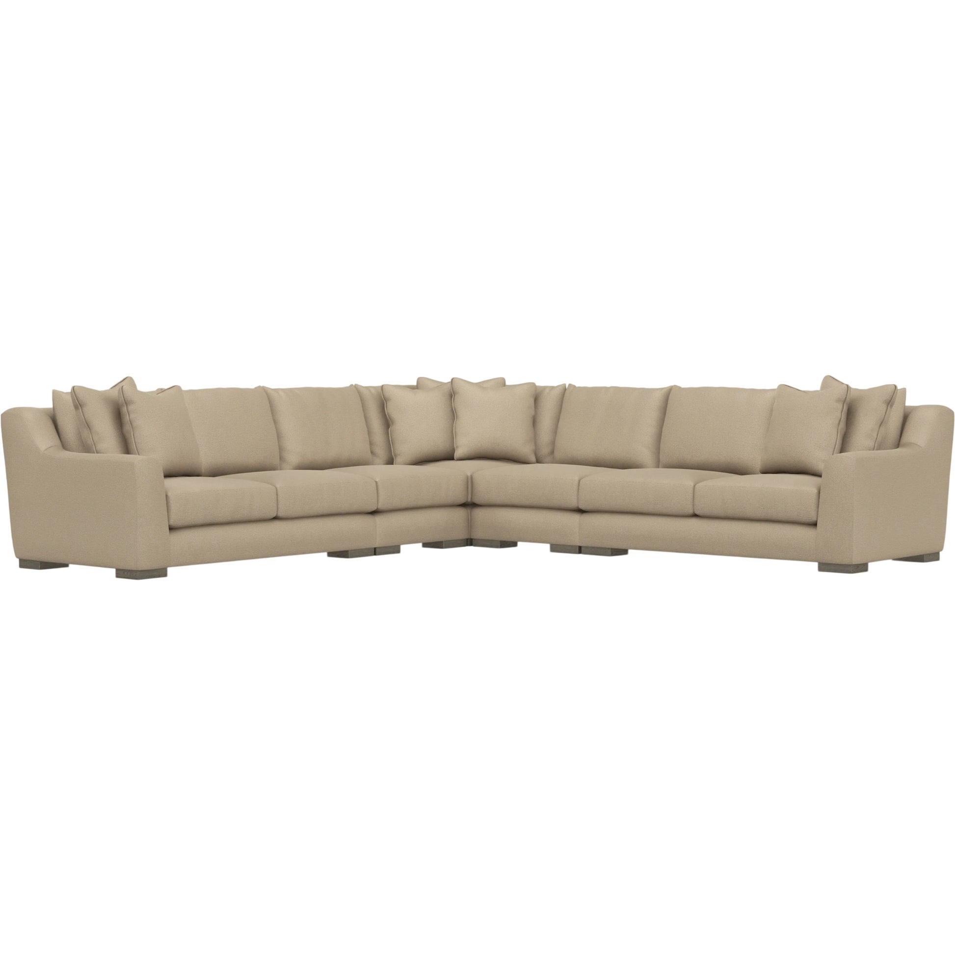 Gabi 5-Piece Fabric Sectional by Bernhardt in wdf, 789 portobello. Made from unique in a unique style.