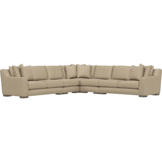 Gabi 5-Piece Fabric Sectional by Bernhardt in wdf, 789 portobello. Made from unique in a unique style.