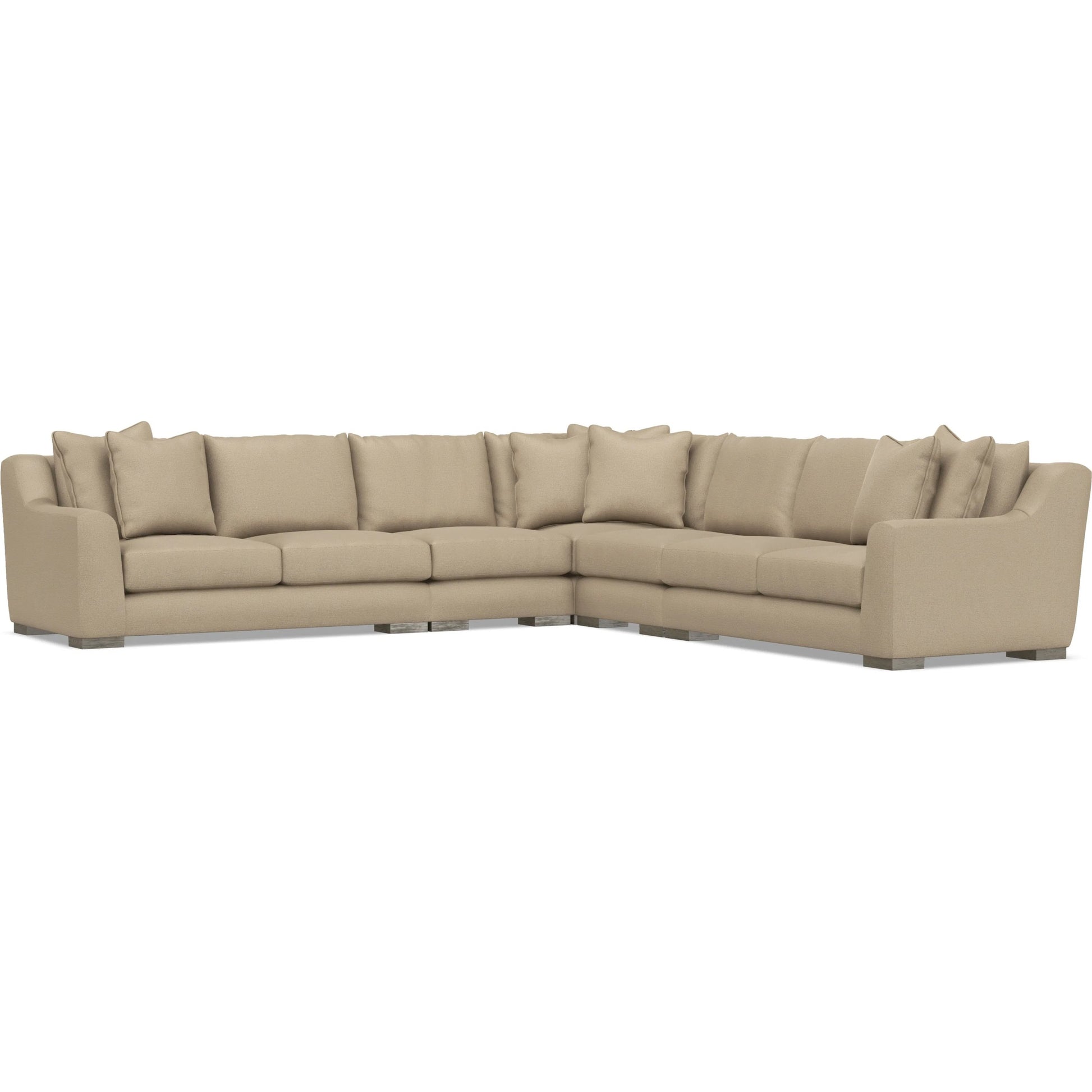 Gabi 5-Piece Fabric Sectional by Bernhardt in wdf, 789 portobello. Made from unique in a unique style.