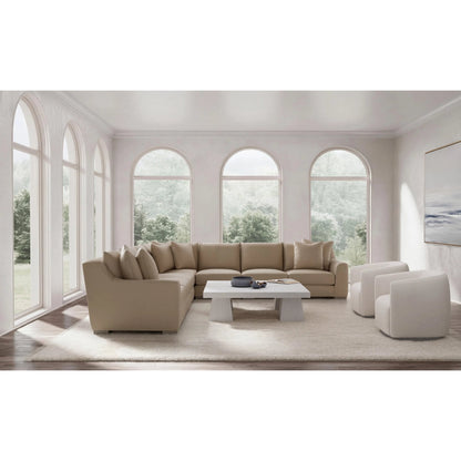 Gabi 5-Piece Fabric Sectional by Bernhardt in wdf, 789 portobello. Made from unique in a unique style.