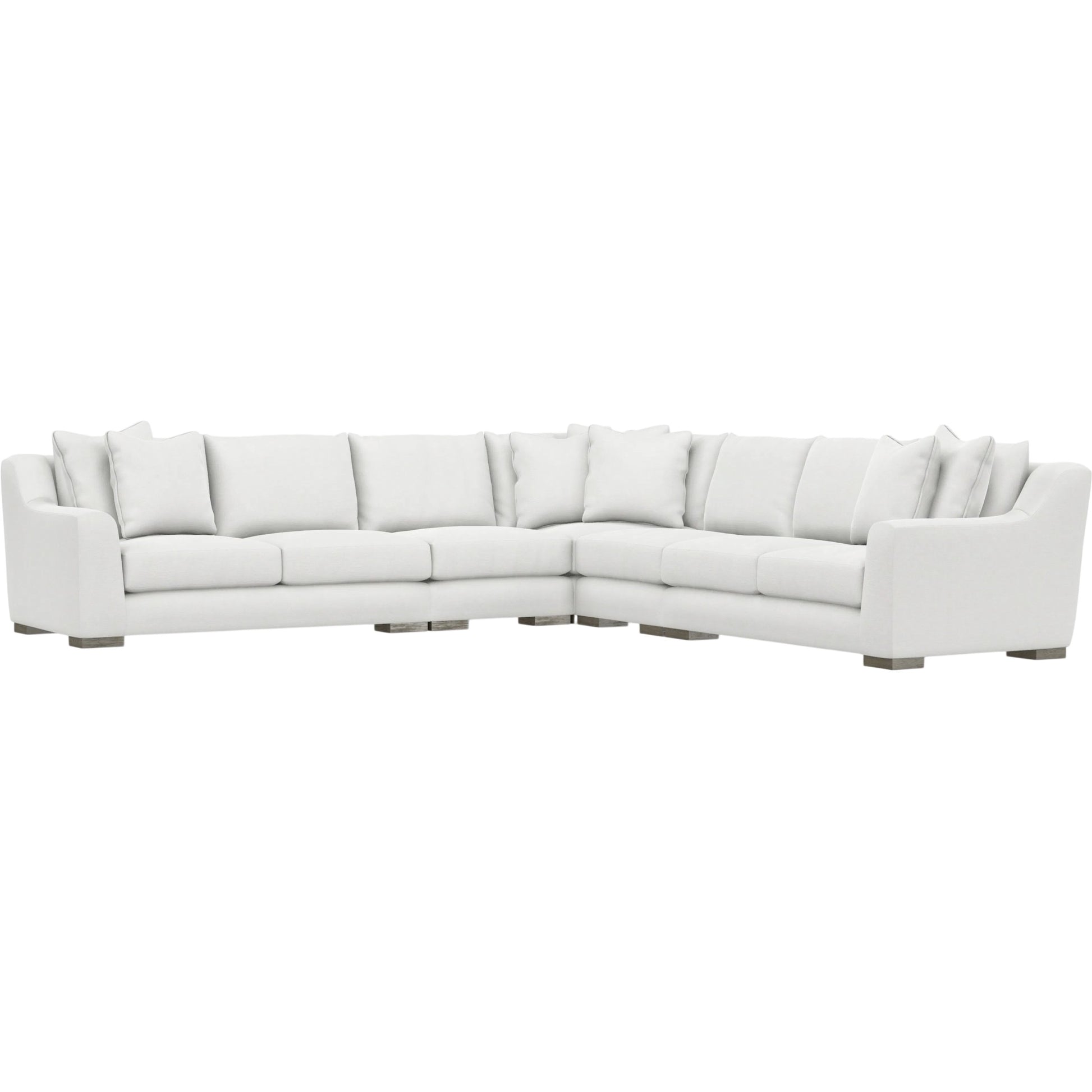 Gabi 5-Piece Fabric Sectional by Bernhardt in wdf, 789 portobello. Made from unique in a unique style.