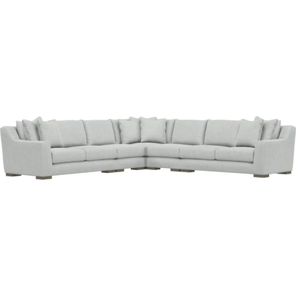 Gabi 5-Piece Fabric Sectional by Bernhardt in wdf, 789 portobello. Made from unique in a unique style.