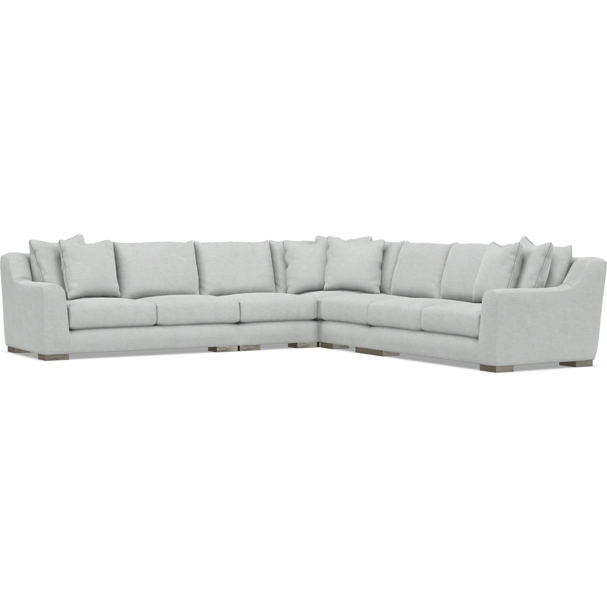 Gabi 5-Piece Fabric Sectional by Bernhardt in wdf, 789 portobello. Made from unique in a unique style.