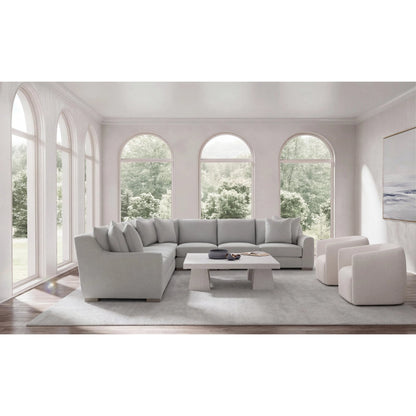 Gabi 5-Piece Fabric Sectional by Bernhardt in wdf, 789 portobello. Made from unique in a unique style.