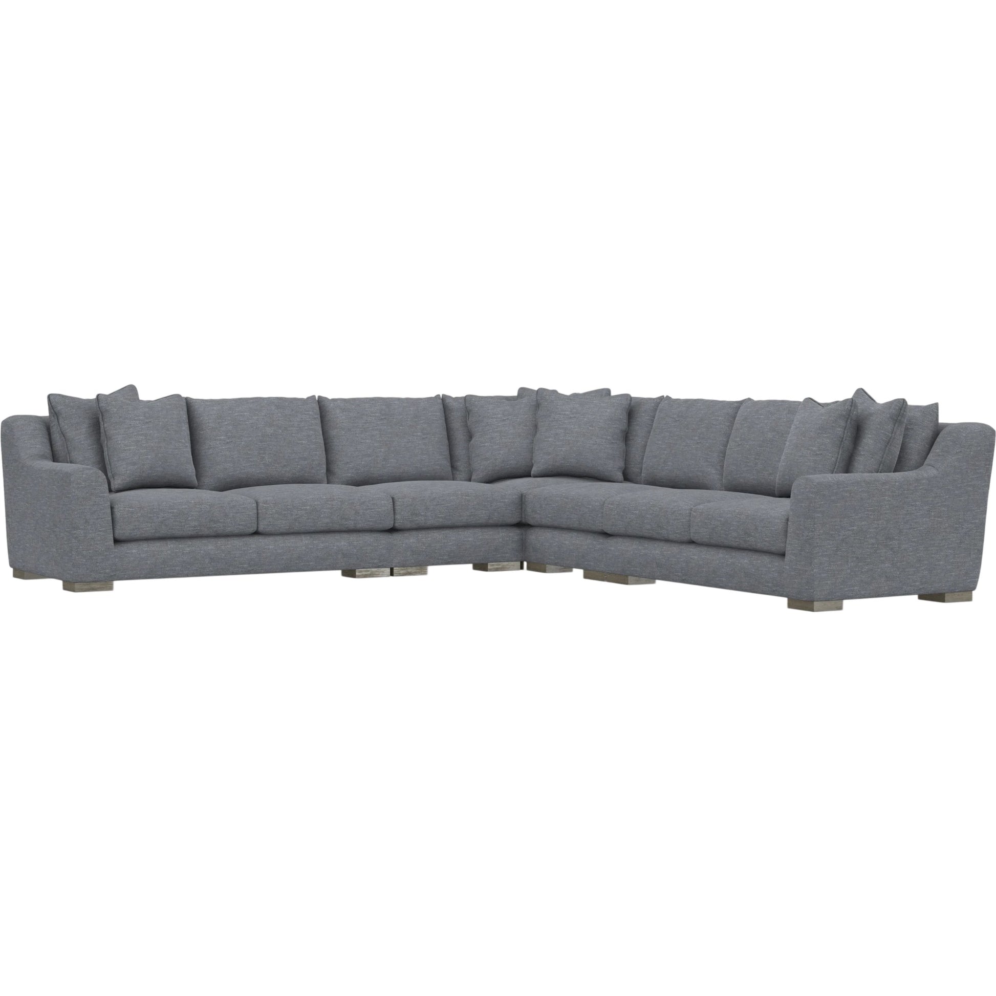 Gabi 5-Piece Fabric Sectional by Bernhardt in wdf, 789 portobello. Made from unique in a unique style.