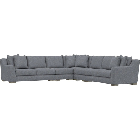Gabi 5-Piece Fabric Sectional by Bernhardt in wdf, 789 portobello. Made from unique in a unique style.