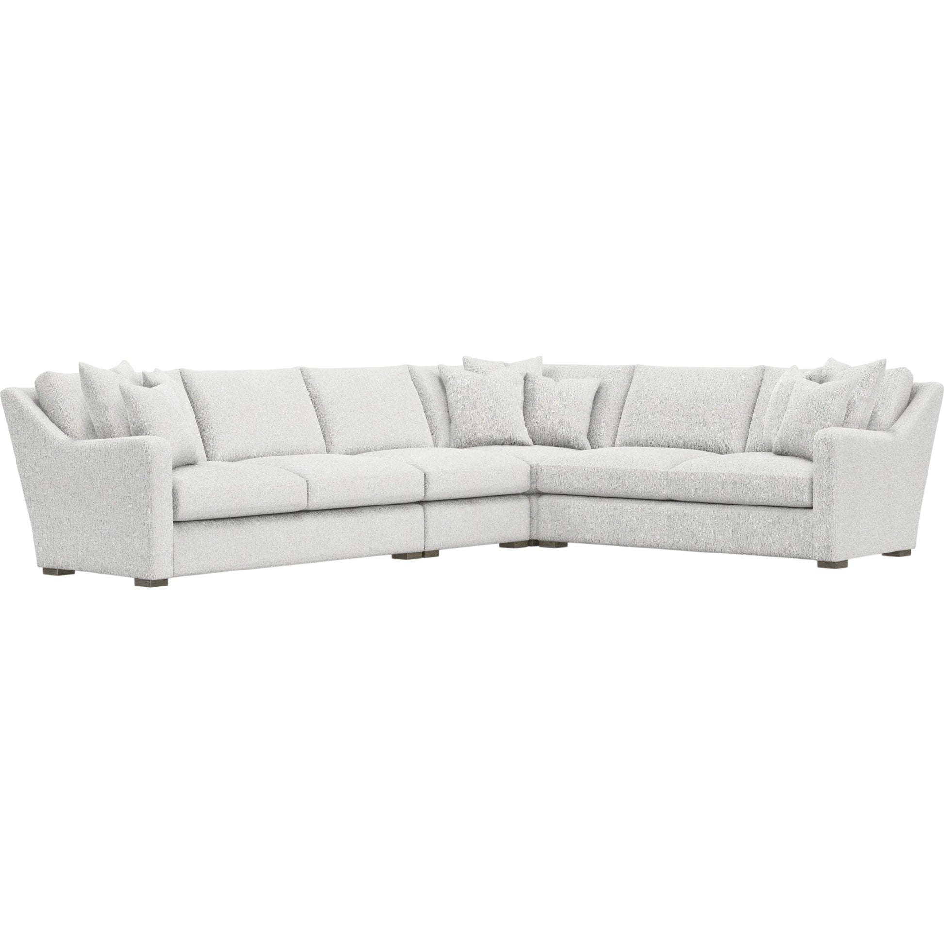 Ventura 4-Piece Fabric Sectional by Bernhardt in wdf, 789 portobello. Made from unique in a unique style.