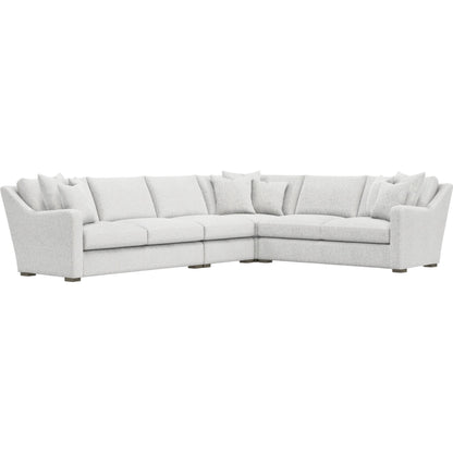 Ventura 4-Piece Fabric Sectional by Bernhardt in wdf, 789 portobello. Made from unique in a unique style.
