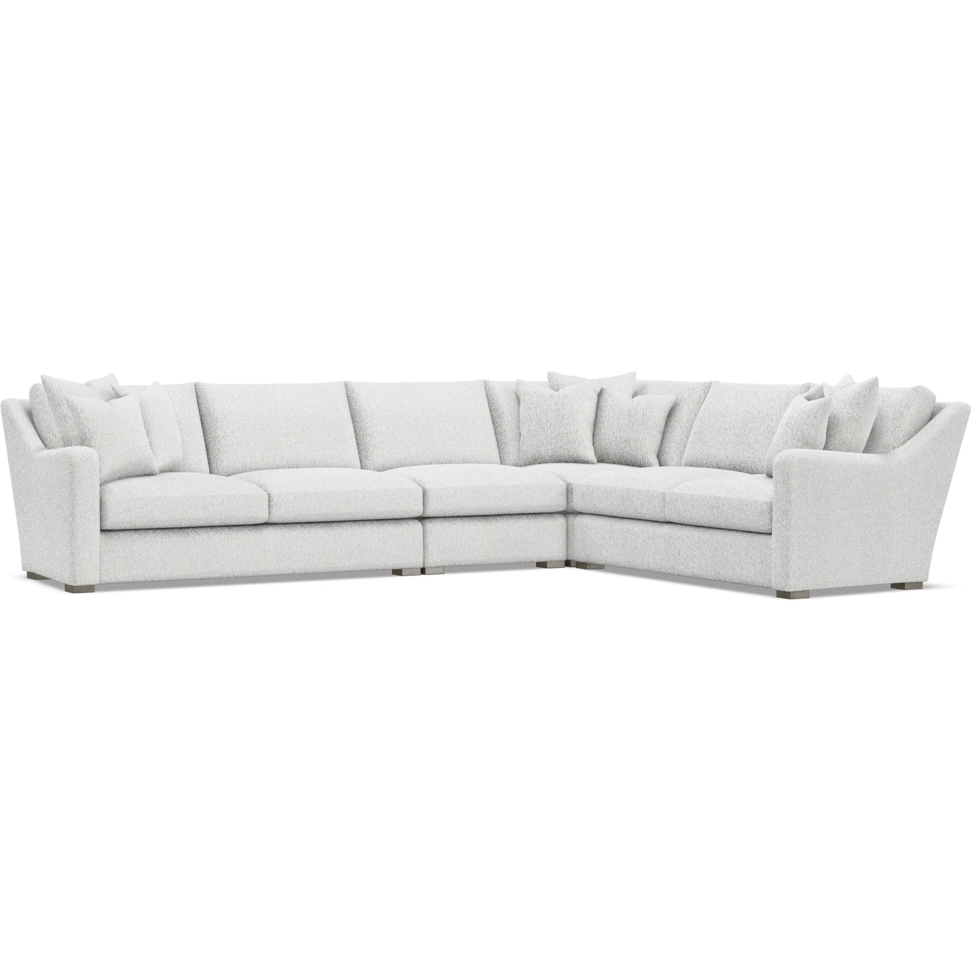 Ventura 4-Piece Fabric Sectional by Bernhardt in wdf, 789 portobello. Made from unique in a unique style.