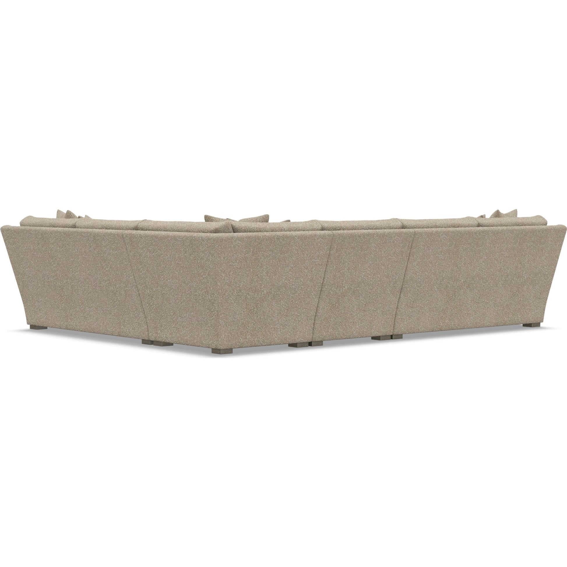 Ventura 4-Piece Fabric Sectional by Bernhardt in wdf, 789 portobello. Made from unique in a unique style.