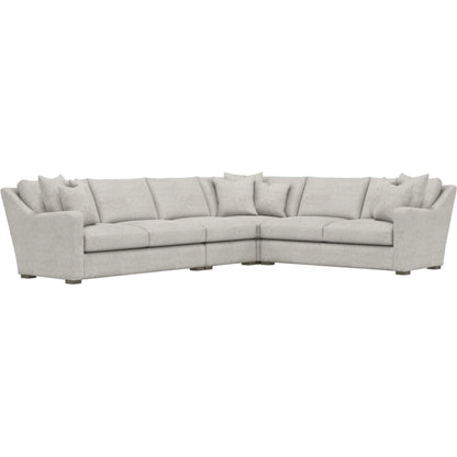 Ventura 4-Piece Fabric Sectional by Bernhardt in wdf, 789 portobello. Made from unique in a unique style.