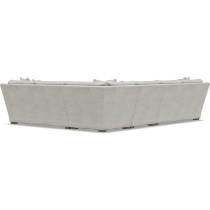 Ventura 4-Piece Fabric Sectional by Bernhardt in wdf, 789 portobello. Made from unique in a unique style.