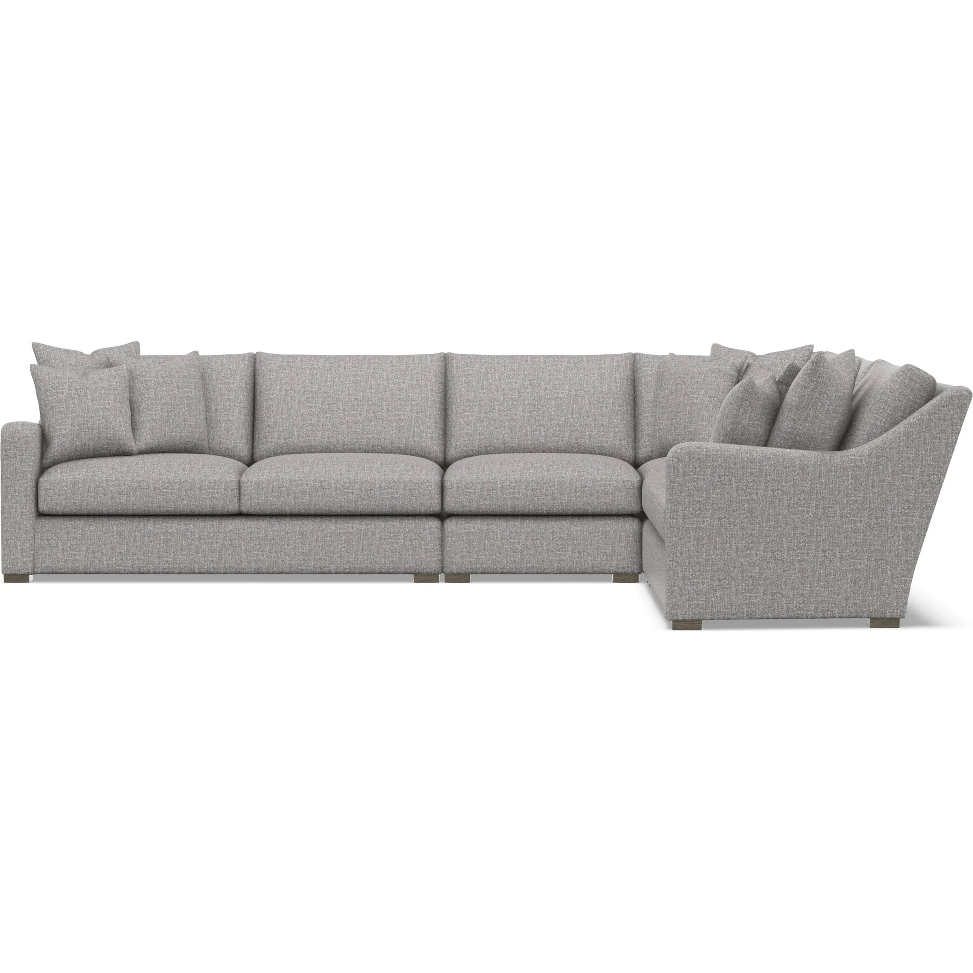 Ventura 4-Piece Fabric Sectional by Bernhardt in wdf, 789 portobello. Made from unique in a unique style.