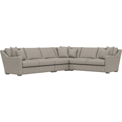 Ventura 4-Piece Fabric Sectional by Bernhardt in wdf, 789 portobello. Made from unique in a unique style.