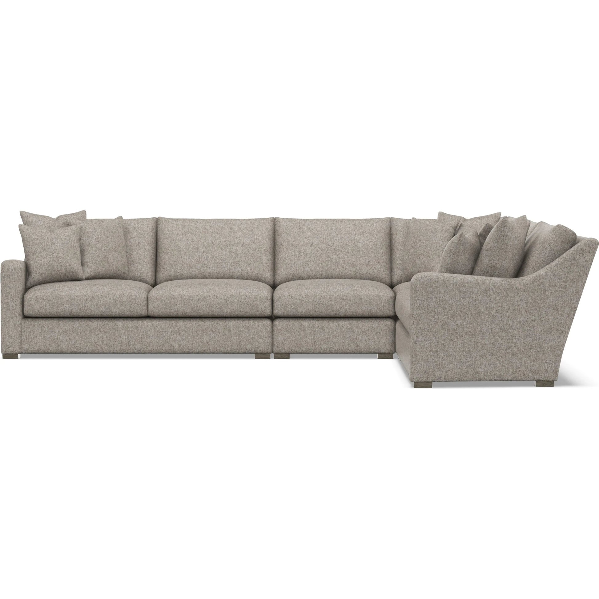 Ventura 4-Piece Fabric Sectional by Bernhardt in wdf, 789 portobello. Made from unique in a unique style.