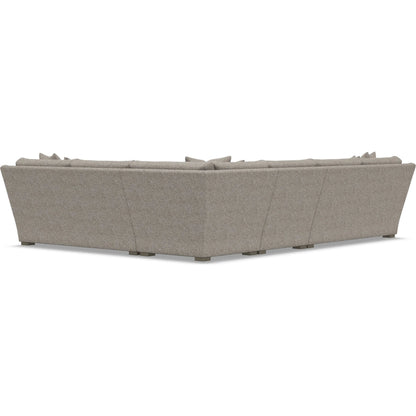 Ventura 4-Piece Fabric Sectional by Bernhardt in wdf, 789 portobello. Made from unique in a unique style.