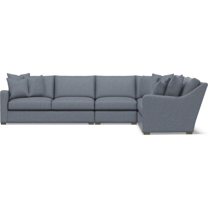 Ventura 4-Piece Fabric Sectional by Bernhardt in wdf, 789 portobello. Made from unique in a unique style.