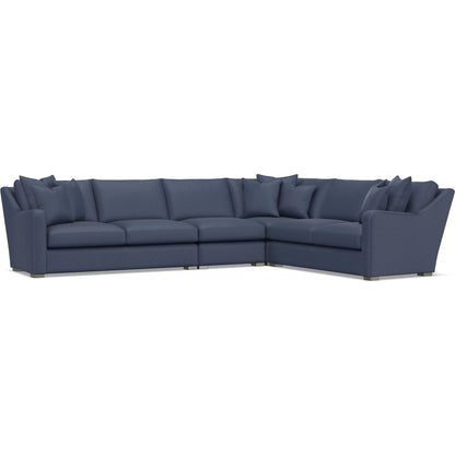 Ventura 4-Piece Fabric Sectional by Bernhardt in wdf, 789 portobello. Made from unique in a unique style.