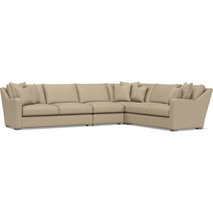 Ventura 4-Piece Fabric Sectional by Bernhardt in wdf, 789 portobello. Made from unique in a unique style.