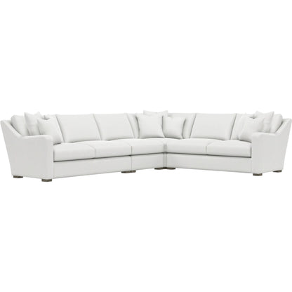 Ventura 4-Piece Fabric Sectional by Bernhardt in wdf, 789 portobello. Made from unique in a unique style.