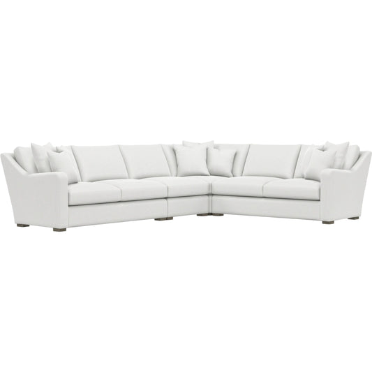 Ventura 4-Piece Fabric Sectional by Bernhardt in wdf, 789 portobello. Made from unique in a unique style.