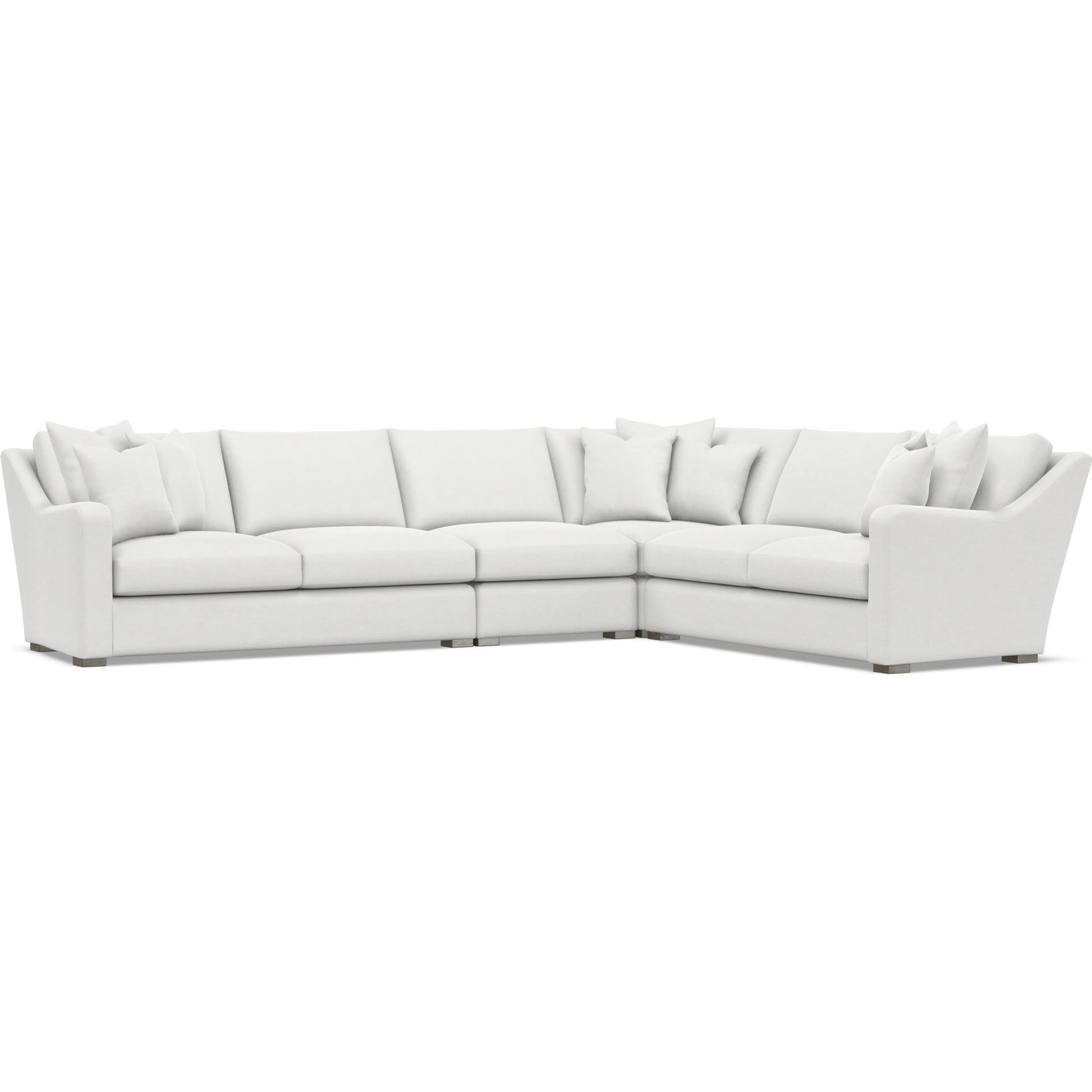 Ventura 4-Piece Fabric Sectional by Bernhardt in wdf, 789 portobello. Made from unique in a unique style.