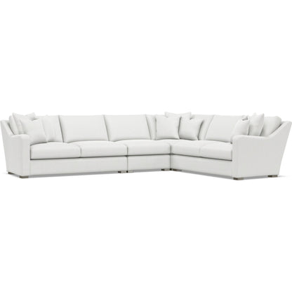 Ventura 4-Piece Fabric Sectional by Bernhardt in wdf, 789 portobello. Made from unique in a unique style.
