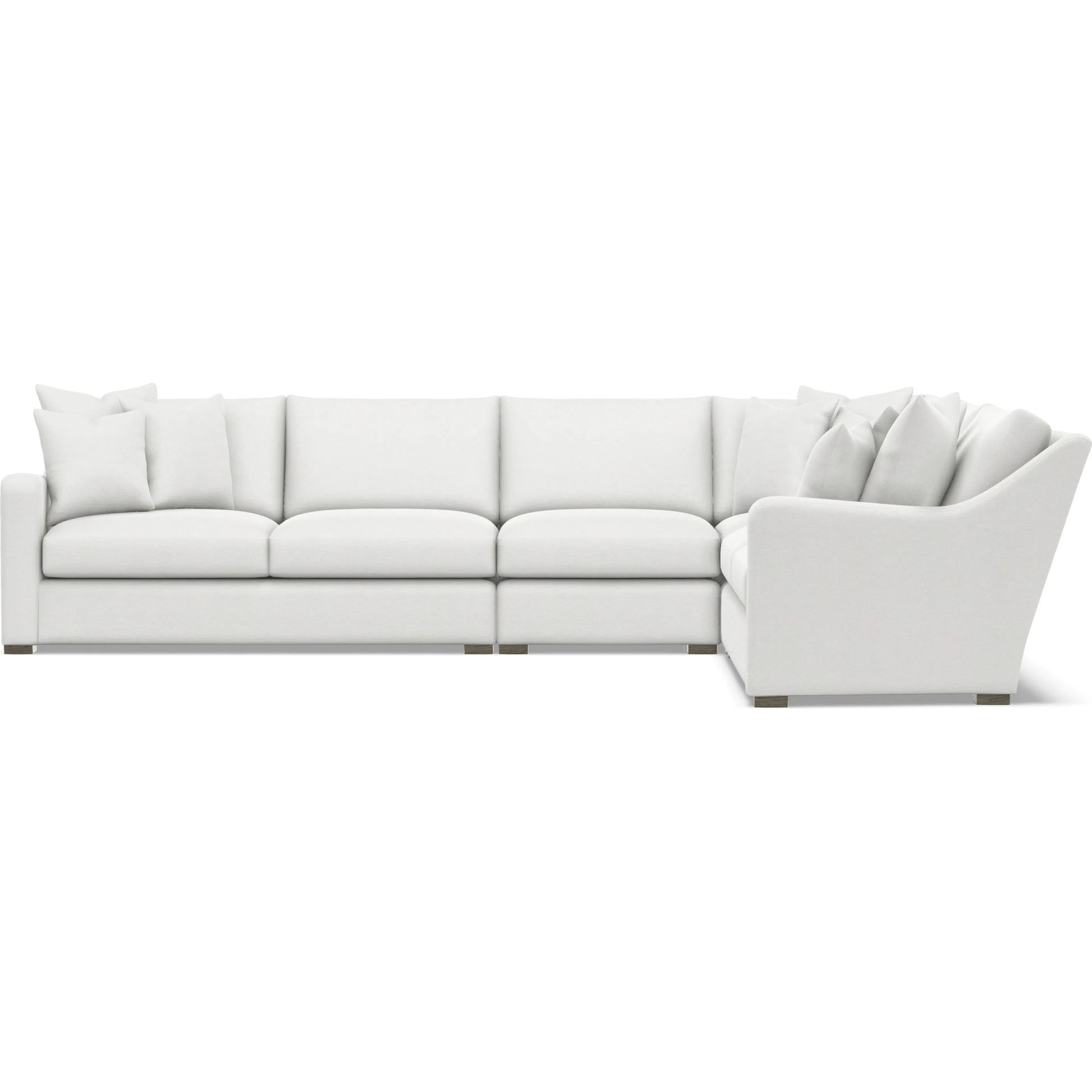 Ventura 4-Piece Fabric Sectional by Bernhardt in wdf, 789 portobello. Made from unique in a unique style.