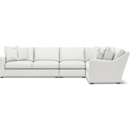Ventura 4-Piece Fabric Sectional by Bernhardt in wdf, 789 portobello. Made from unique in a unique style.