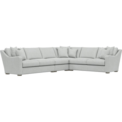 Ventura 4-Piece Fabric Sectional by Bernhardt in wdf, 789 portobello. Made from unique in a unique style.