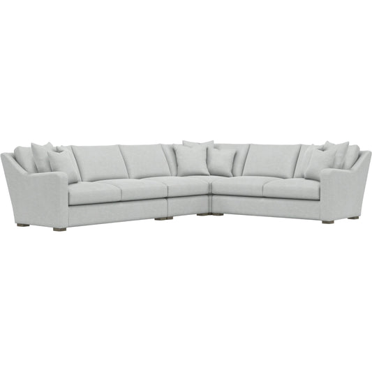 Ventura 4-Piece Fabric Sectional by Bernhardt in wdf, 789 portobello. Made from unique in a unique style.