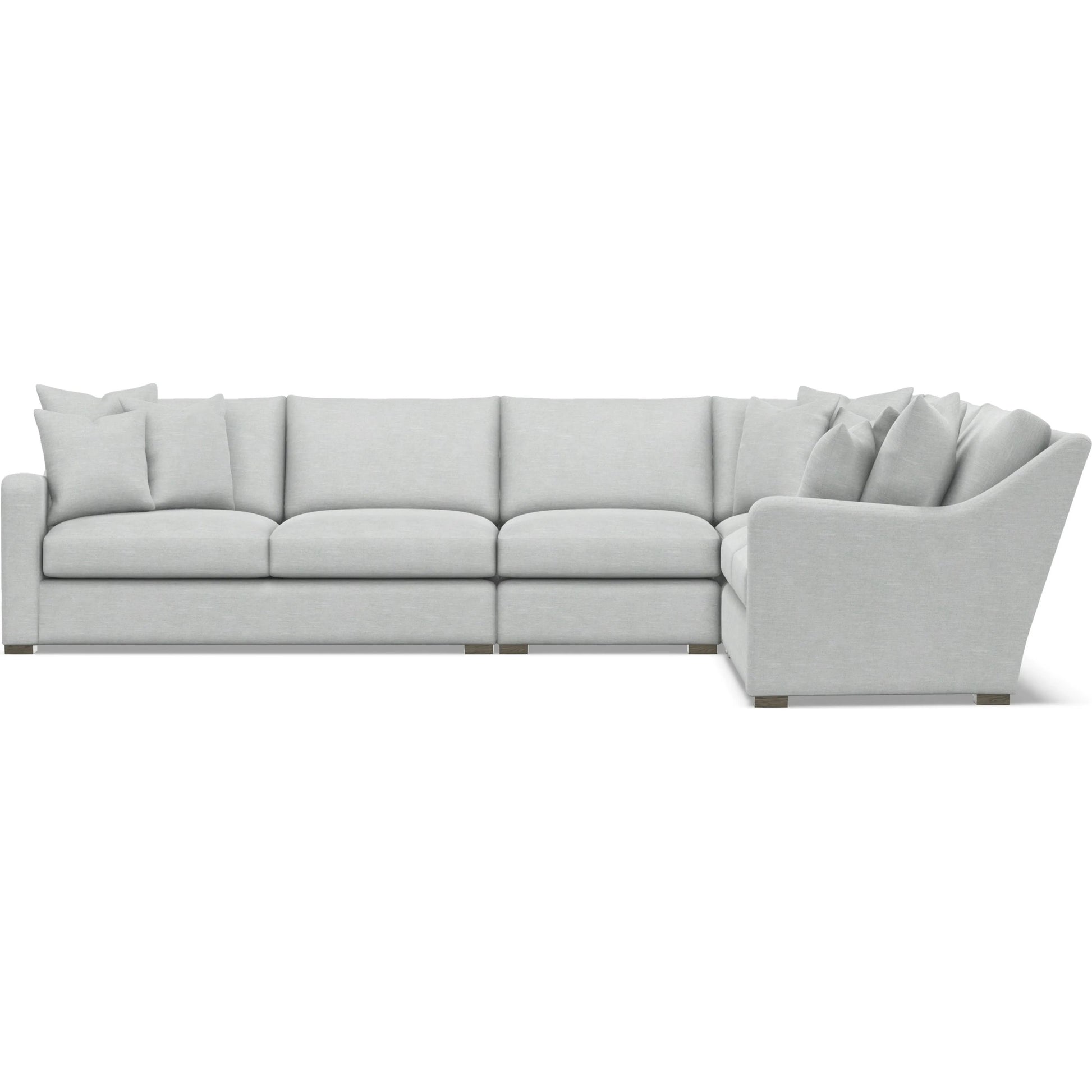Ventura 4-Piece Fabric Sectional by Bernhardt in wdf, 789 portobello. Made from unique in a unique style.