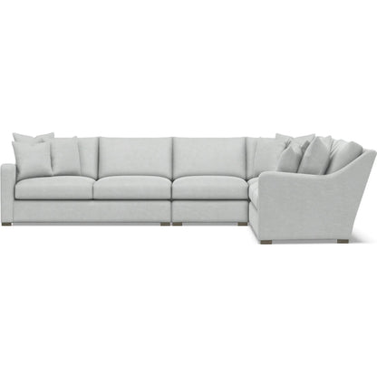 Ventura 4-Piece Fabric Sectional by Bernhardt in wdf, 789 portobello. Made from unique in a unique style.