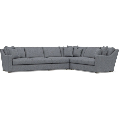 Ventura 4-Piece Fabric Sectional by Bernhardt in wdf, 789 portobello. Made from unique in a unique style.