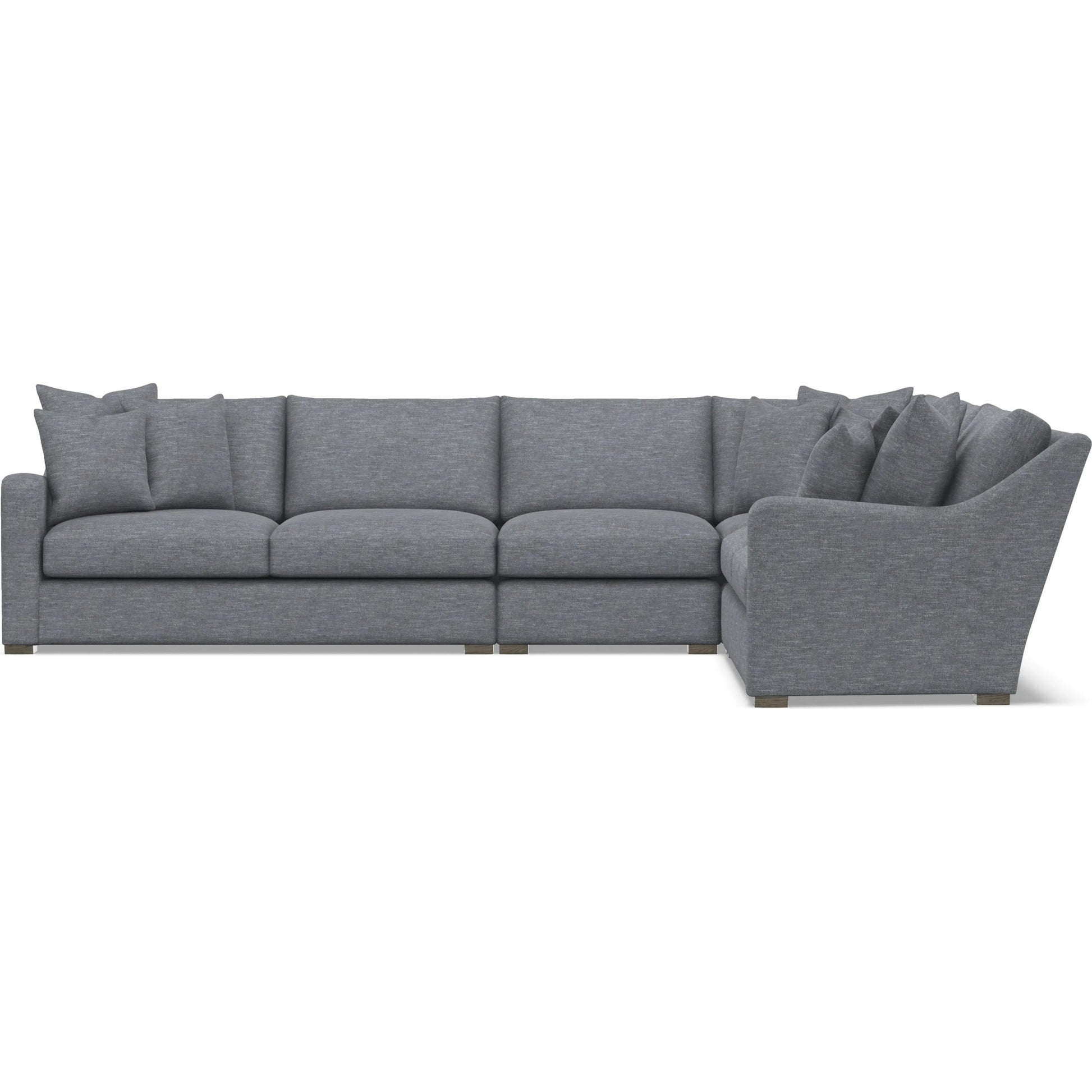 Ventura 4-Piece Fabric Sectional by Bernhardt in wdf, 789 portobello. Made from unique in a unique style.