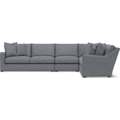 Ventura 4-Piece Fabric Sectional by Bernhardt in wdf, 789 portobello. Made from unique in a unique style.