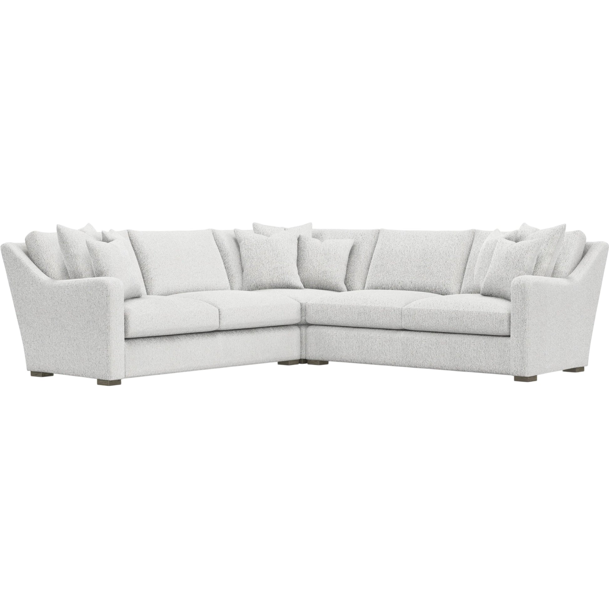 Ventura 3-Piece Fabric Sectional by Bernhardt in wdf, 789 portobello. Made from unique in a unique style.