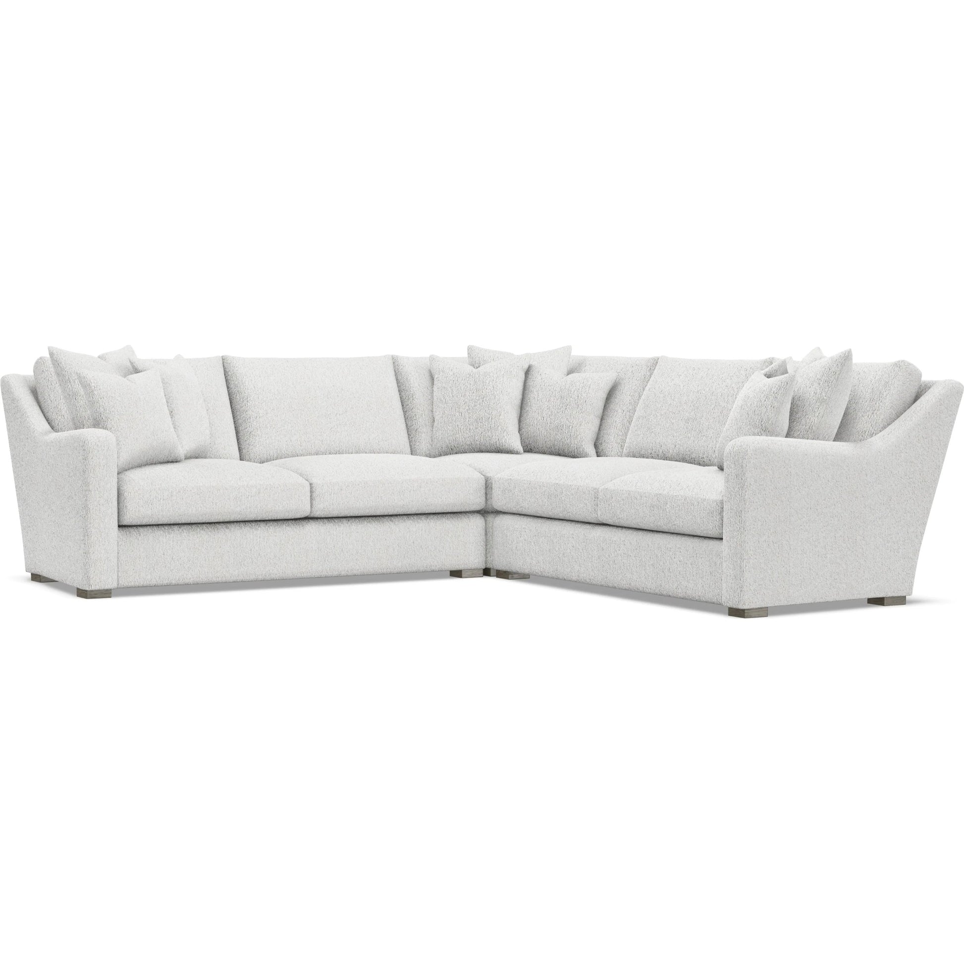 Ventura 3-Piece Fabric Sectional by Bernhardt in wdf, 789 portobello. Made from unique in a unique style.