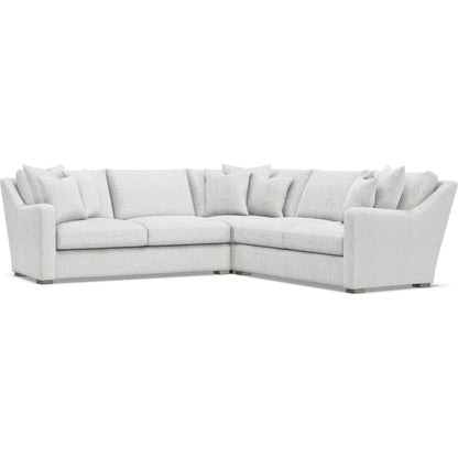 Ventura 3-Piece Fabric Sectional by Bernhardt in wdf, 789 portobello. Made from unique in a unique style.