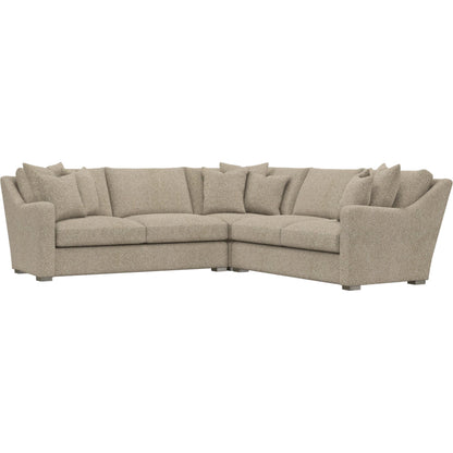 Ventura 3-Piece Fabric Sectional by Bernhardt in wdf, 789 portobello. Made from unique in a unique style.