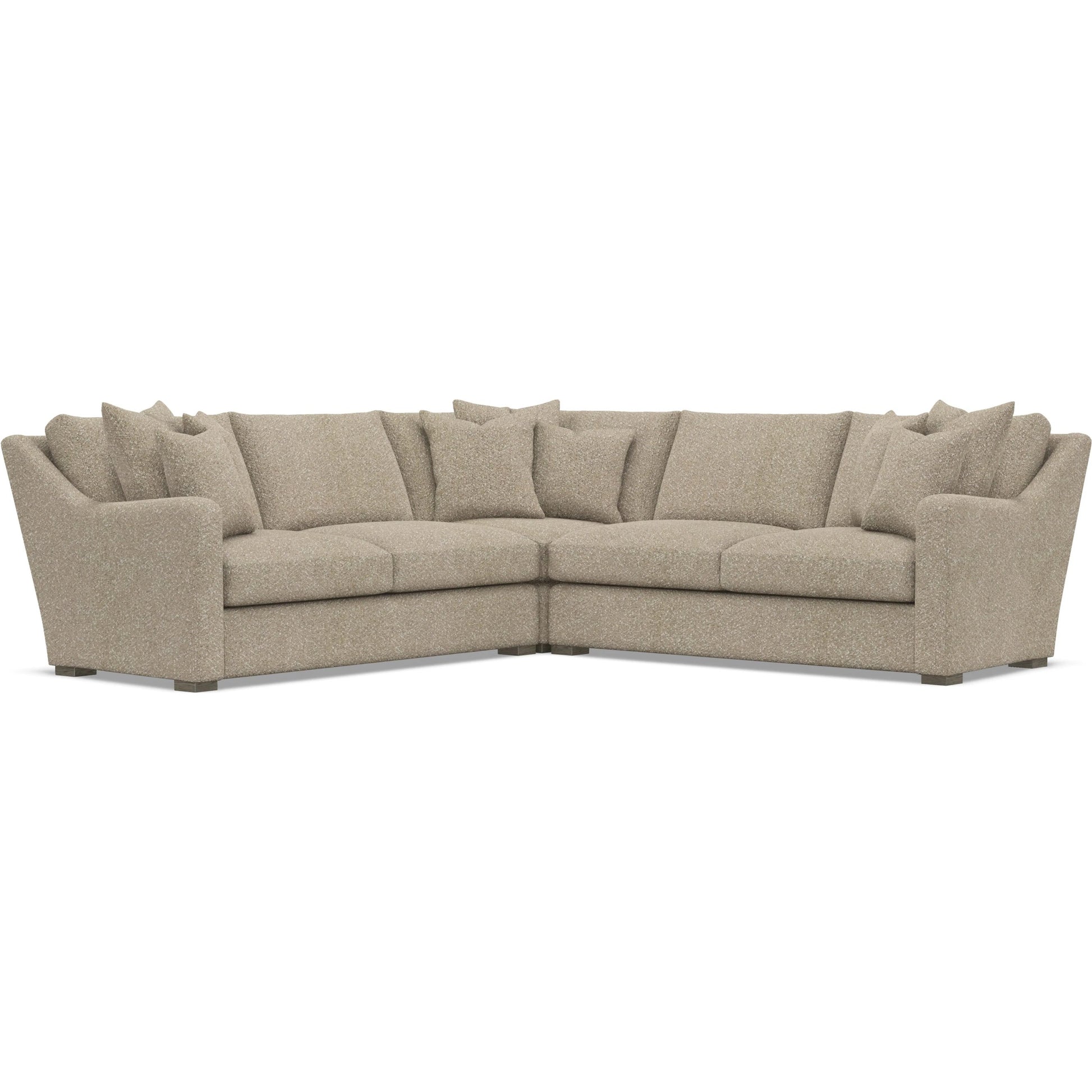 Ventura 3-Piece Fabric Sectional by Bernhardt in wdf, 789 portobello. Made from unique in a unique style.